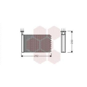 Acquista Scambiatore calore per riscaldamento abitacolo da VAN WEZEL 18006164 a buon mercato per soli 58,83 €