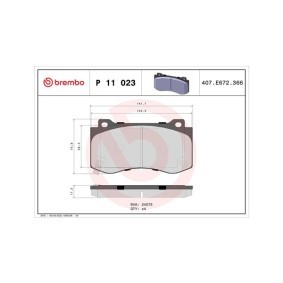 Achetez des Plaquettes de frein MAGNETI MARELLI 363700411023 à prix pour 273,32 €