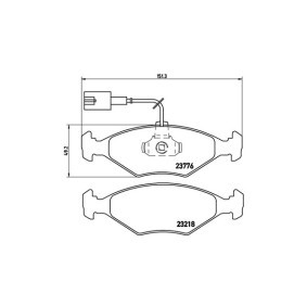 Achetez des Plaquettes de frein MAGNETI MARELLI 363700423122 à prix pour 66,82 €