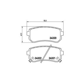 Köp Bromsbelägg av MAGNETI MARELLI 363700430025 till det låga priset 774,80 kr