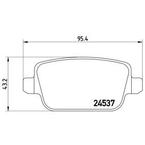 Köp Bromsbelägg av MAGNETI MARELLI 363700444016 till det låga priset 887,23 kr