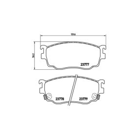 Achetez des Plaquettes de frein MAGNETI MARELLI 363700449026 à prix pour 98,73 €