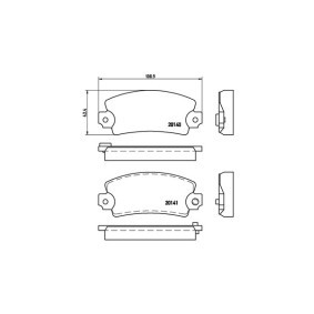 Köp Bromsbelägg av MAGNETI MARELLI 363700468004 till det låga priset 515,69 kr