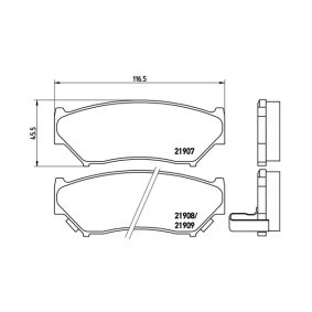 Köp Bromsbelägg av MAGNETI MARELLI 363700479008 till det låga priset 844,38 kr
