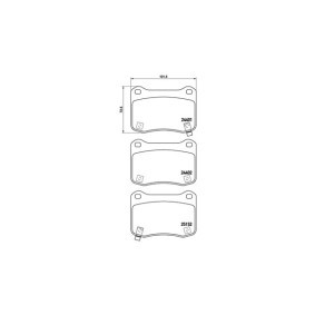 Köp Bromsbelägg av MAGNETI MARELLI 363700483134 till det låga priset 739,22 kr
