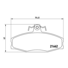Köp Bromsbelägg av MAGNETI MARELLI 363700485022 till det låga priset 559,72 kr