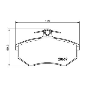Acquista Kit pastiglie freni da MAGNETI MARELLI 363700499026 a buon mercato per soli 88,65 €