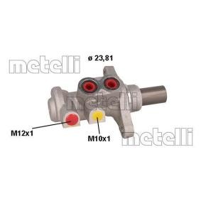 Comprar Cilindro principal de freno de METELLI 05-0706 a bajo precio de 120,81 €