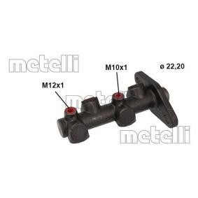 Comprar Cilindro principal de freno de METELLI 05-1141 a bajo precio de 95,43 €