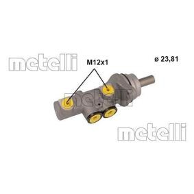 Comprar Cilindro principal de freno de METELLI 05-1142 a bajo precio de 33,79 €