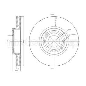 Comprar Disco de freno de METELLI 23-0641C a bajo precio de 43,22 €