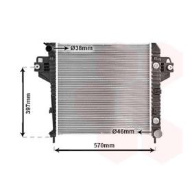 Achetez des Radiateur du moteur VAN WEZEL 21002043 à prix pour 234,33 €