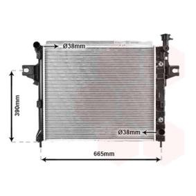 Achetez des Radiateur du moteur VAN WEZEL 21002044 à prix pour 224,00 €