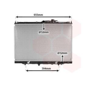 Achetez des Radiateur du moteur VAN WEZEL 25002094 à prix pour 280,10 €