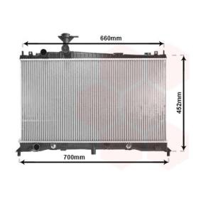 Achetez des Radiateur du moteur VAN WEZEL 27002161 à prix pour 198,54 €