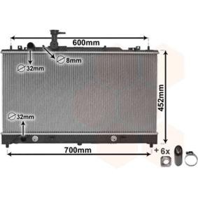 Achetez des Radiateur du moteur VAN WEZEL 27002163 à prix pour 171,55 €