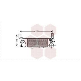 Köp Intercooler av VAN WEZEL 27004187 till det låga priset 1395,51 kr