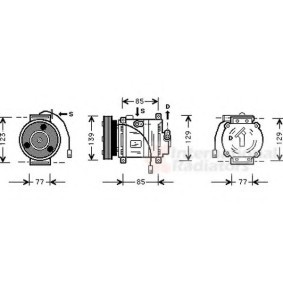 Acquista Compressore aria condizionata da VAN WEZEL 2700K035 a buon mercato per soli 566,67 €