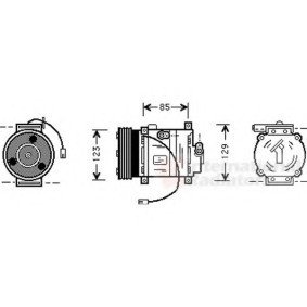 Acquista Compressore aria condizionata da VAN WEZEL 2700K132 a buon mercato per soli 411,32 €