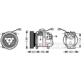 Acquista Compressore aria condizionata da VAN WEZEL 2700K199 a buon mercato per soli 744,26 €