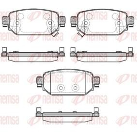 Acquista Kit pastiglie freni da REMSA 1731.02 a buon mercato per soli 31,26 €