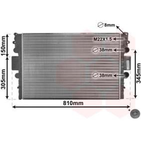 Acquista Radiatore motore da VAN WEZEL 28002043 a buon mercato per soli 177,79 €