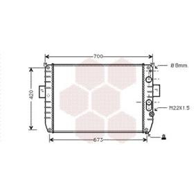 Acquista Radiatore motore da VAN WEZEL 28002050 a buon mercato per soli 169,74 €