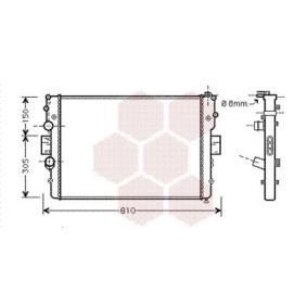 Acquista Radiatore motore da VAN WEZEL 28002087 a buon mercato per soli 116,05 €