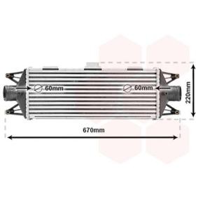 Kjøp Intercooler av VAN WEZEL 28004045 til den lave prisen 1390,61 NOK