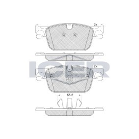 Acquista Kit pastiglie freni da ICER 182276 a buon mercato per soli 38,00 €