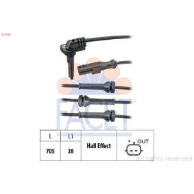 Achetez des Capteur ABS FACET 21.0102 à prix pour 40,83 €