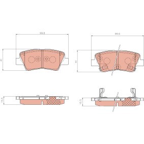 Kjøp Bremsecaliper av TRW BHX655E til den lave prisen 1264,34 NOK