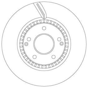 Bremsscheibe DF6883S von TRW günstig für 72,43 € online kaufen