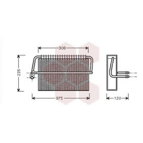 Verdampfer, Klimaanlage 3000V326