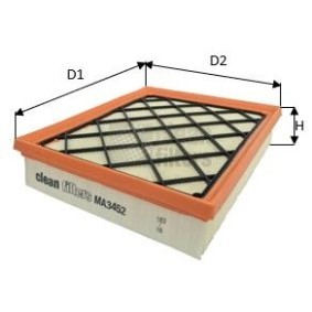 Kjøp Luftfilter av CLEAN FILTER MA3452 til den lave prisen 214,92 NOK