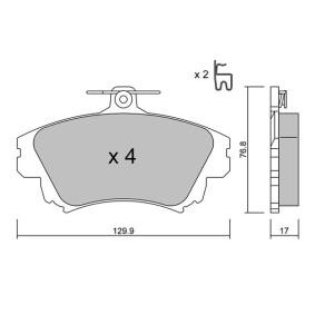 Bremsbeläge von AISIN BPMI-1006