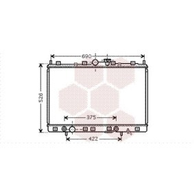 Acquista Radiatore motore da VAN WEZEL 32002171 a buon mercato per soli 176,43 €