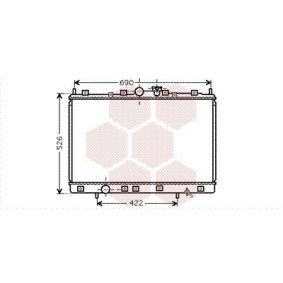 Acquista Radiatore motore da VAN WEZEL 32002189 a buon mercato per soli 190,98 €