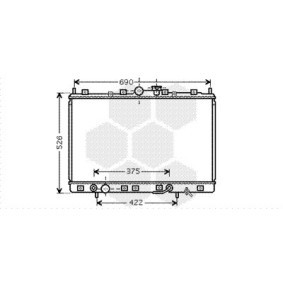 Acquista Radiatore motore da VAN WEZEL 32002190 a buon mercato per soli 190,98 €