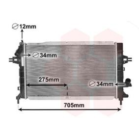 Kjøp Radiator, motorkjøling av VAN WEZEL 37002364 til den lave prisen 1792,22 NOK