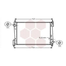 Achetez des Radiateur du moteur VAN WEZEL 37002423 à prix pour 121,49 €