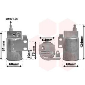 Achetez des Filtre déshydratant, climatisation VAN WEZEL 3700D143 à prix pour 28,78 €