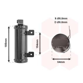 Achetez des Filtre déshydratant, climatisation VAN WEZEL 3700D282 à prix pour 43,37 €