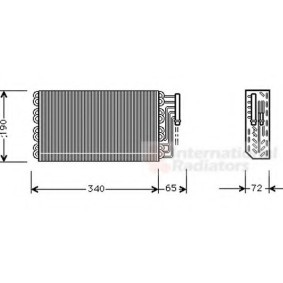 Verdampfer, Klimaanlage 3700V088