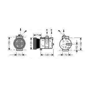 Klimakompressor für ROVER von AVA COOLING SYSTEMS