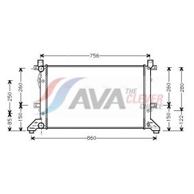 Achetez des Moteur électrique, pulseur d'air d'habitacle AVA COOLING SYSTEMS MS8692 à prix pour 205,53 €