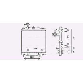 Achetez des Radiateur du moteur AVA COOLING SYSTEMS MT2265 à prix pour 186,64 €