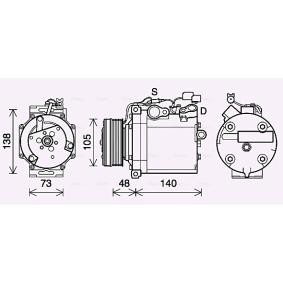 Klimakompressor MTAK263 von AVA COOLING SYSTEMS günstig für 581,00 € online kaufen