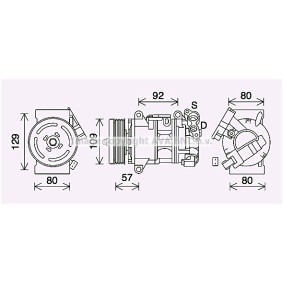 Acquista Compressore aria condizionata da AVA COOLING SYSTEMS PEK409 a buon mercato per soli 644,42 €