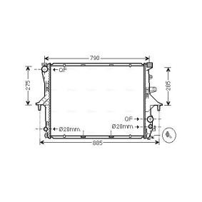 Achetez des Radiateur du moteur AVA COOLING SYSTEMS VN2198 à prix pour 234,95 €